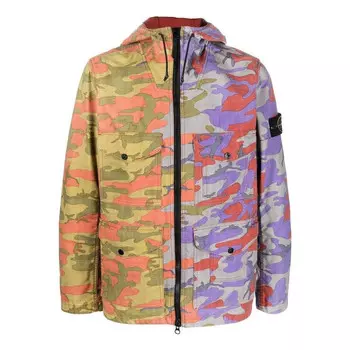 Куртка hooded light outerwear 'brick red' Stone Island, мультиколор