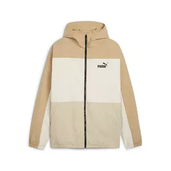 Куртка hooded windbreaker jacket 'beige' Puma, бежевый