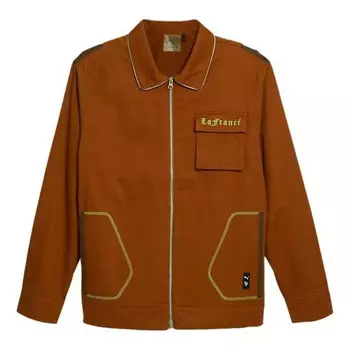 Куртка hoops x lafranc work jacket 'tan' Puma, бежевый