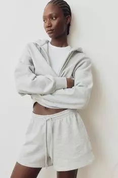 Куртка-Худи оверсайз H&M, серый