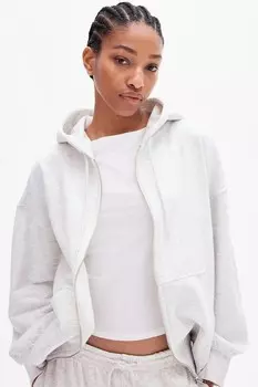 Куртка худи оверсайз H&M, серый