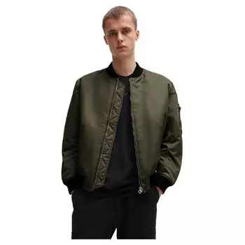 Куртка HUGO Balam2411 bomber, зеленый