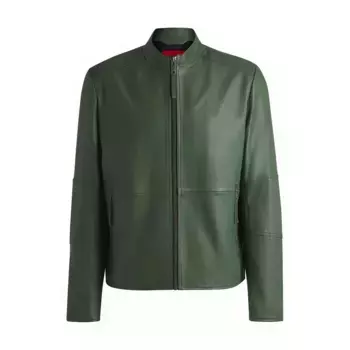 Куртка HUGO Lokis 3 10257422 leather, зеленый