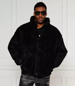 Куртка HUGO Loose fit, черный