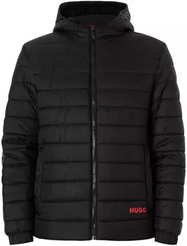 Куртка Hugo Men's Brent 2441 Lightweight Water Repellent, черная Hugo Boss