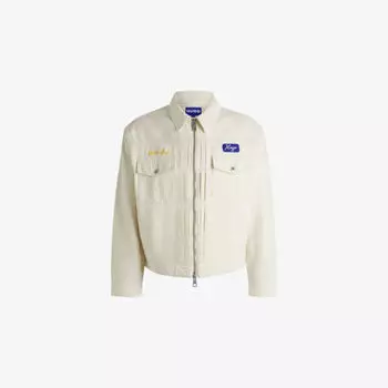 Куртка Hugo Motor Club Brand с аппликацией, белый