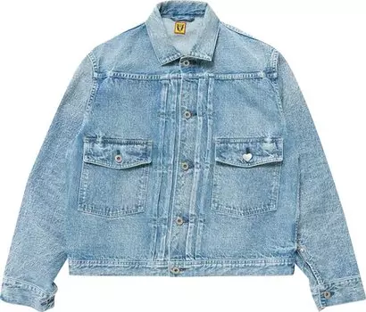 Куртка Human Made Denim Work Jacket 'Indigo', синий