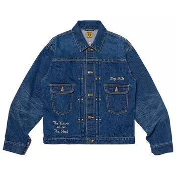 Куртка Human Made Denim Work Jacket Indigo, синий