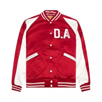 Куртка Human Made Satin Stadium Jacket 'Red', красный