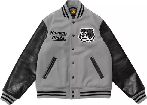 Куртка Human Made Varsity Jacket 'Grey', серый