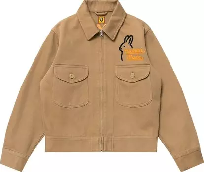 Куртка Human Made Zip Work Jacket 'Beige', загар