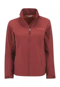 Куртка Hurricane softshell, воротник стойка, женская VAUDE, цвет Dark Cherry