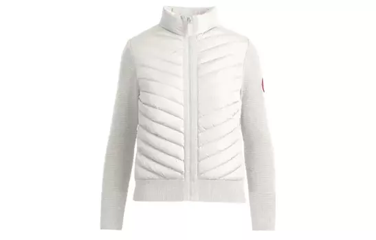 Куртка HyBridge с высоким воротом и вставками Canada Goose, Mugwort White