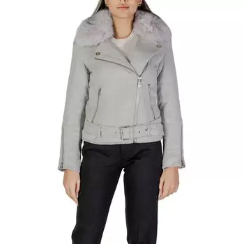 Куртка и пальто из серого полиэстера GUESS