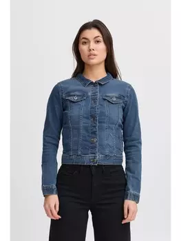 Куртка ICHI Jeansjacke, синий