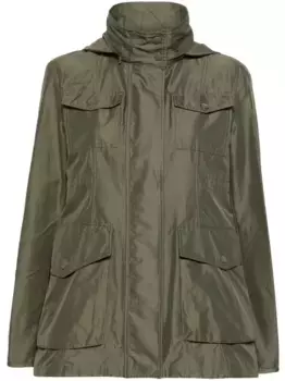 Куртка Ilo с потайным капюшоном MONCLER, зеленый