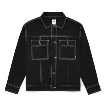 Куртка in the know canvas jacket 'black' Vans, черный