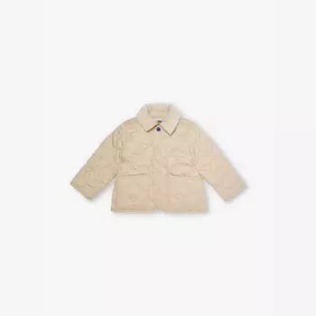Куртка Инди с накладными карманами, 6 месяцев - 2 года Burberry, серый