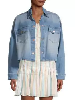 Куртка Indigo Saints выцветшая джинсовая, голубой