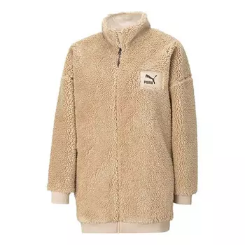 Куртка interstellar teddy jacket 'beige' Puma, бежевый