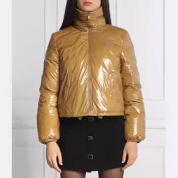 Куртка Irene классического кроя Pinko, коричневый
