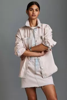 Куртка из 100% хлопкового денима Next, розовый