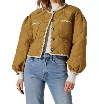 Куртка из акации цвета имбиря ASTR, цвет ginger