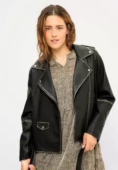 Куртка из эко-кожи Studio Untold, черный