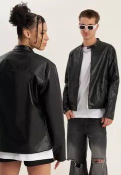 Куртка из эко-кожи UNISEX YOURTURN, черный