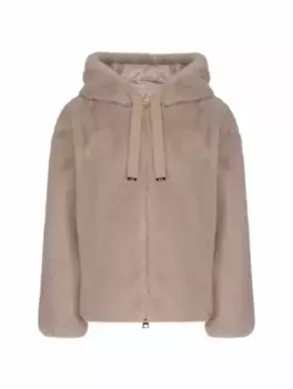 Куртка из эко-меха Herno, бежевый