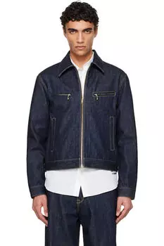 Куртка из денима Navy Work Riders FUMITO GANRYU