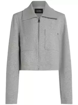 Куртка из джерси KARL LAGERFELD, серый