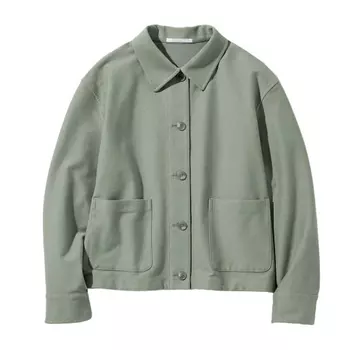 Куртка из джерси UNIQLO, 53 зеленый
