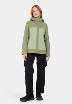 Куртка из хардшелла GRIT WNS Didriksons, зеленый