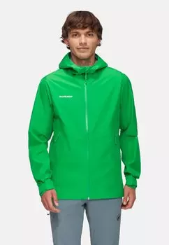 Куртка из хардшелла HOODED Mammut, зеленый