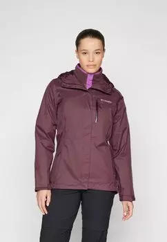Куртка из хардшелла POURING ADVENTURE JACKET Columbia, красный
