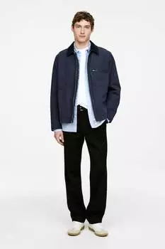 Куртка из хлопчатобумажной ткани Arket, синий