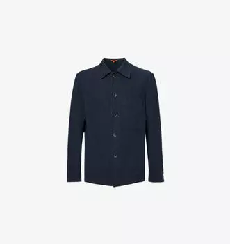 Куртка из хлопка с застежкой на пуговицы спереди Barena Venezia, синий