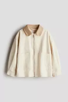 Куртка из хлопкового твила H&M, бежевый