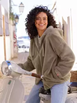 Куртка из искусственного меха Inspirations с капюшоном Inspirationen, цвет Schlamm