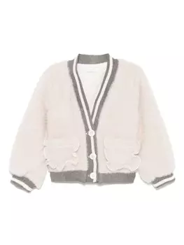 Куртка из искусственного меха Miss Grant Kids, серый