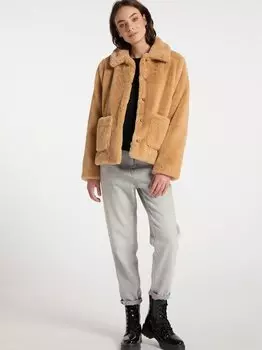 Куртка из искусственного меха Mymo, коричневый