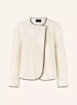 Куртка из искусственного меха oui, белый/коричневый