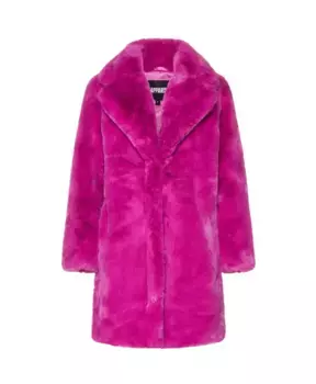 Куртка из искусственного меха с карманами Apparis, розовый