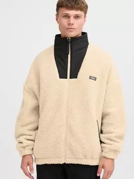 Куртка из искусственного меха sdmarkcom Solid, бежевый