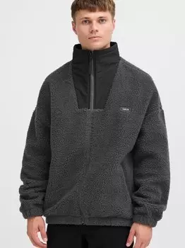 Куртка из искусственного меха sdmarkcom Solid, серый