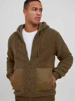 Куртка из искусственного меха сдвиг Solid, коричневый