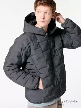 Куртка мужская Uniqlo Pufftech, 08 темно-серый