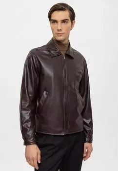 Куртка из искусственной кожи Antioch, коричневая