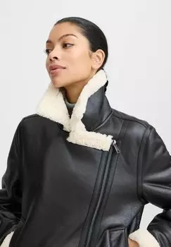 Куртка из искусственной кожи ASANNE b.young, черный